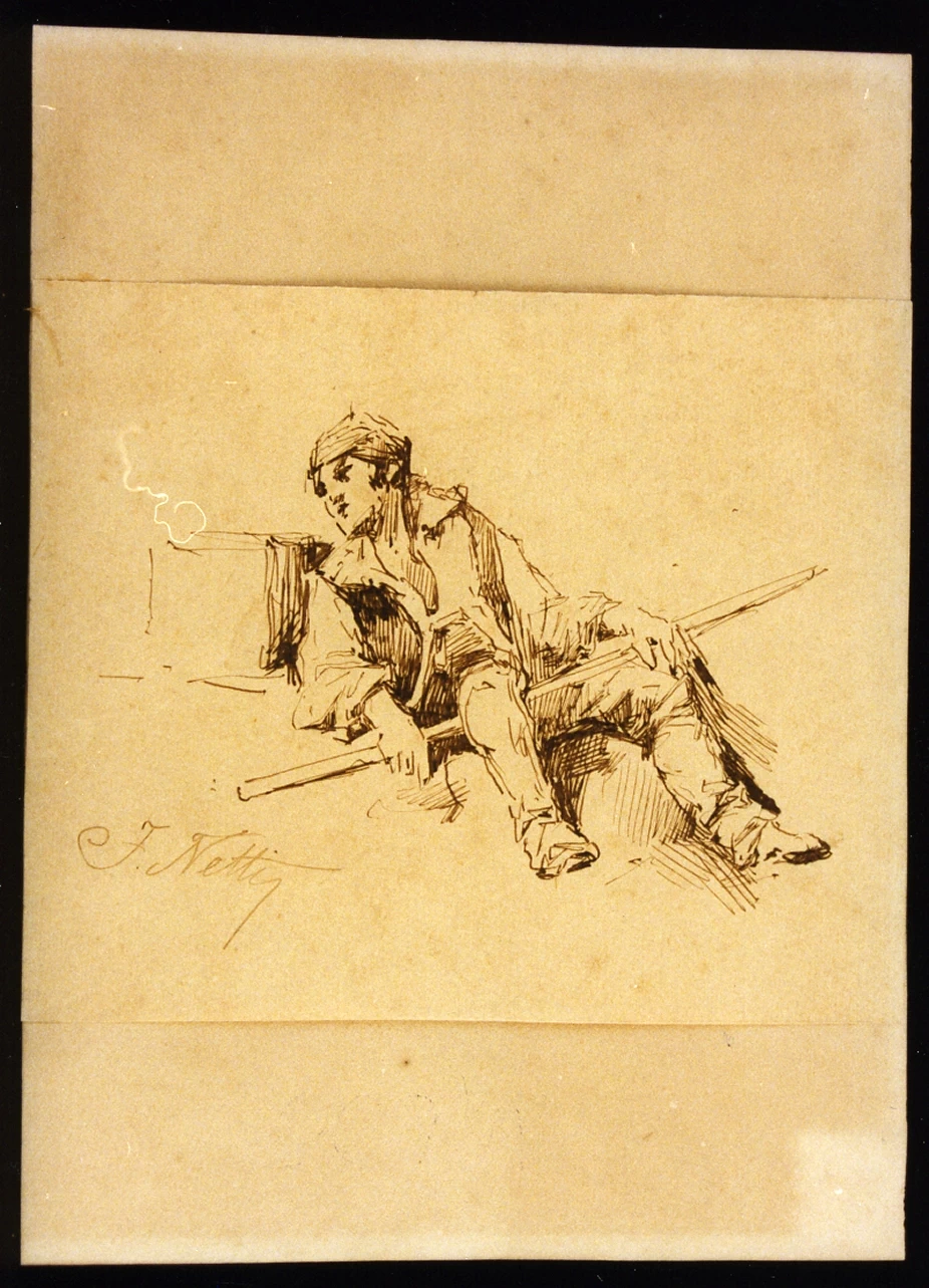Figura maschile distesa - Museo Nazionale di San Martino, Napoli